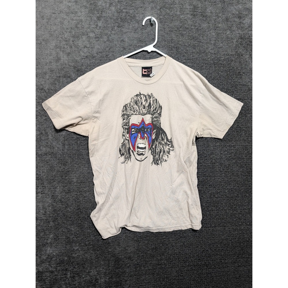 Vintage BD Single Stitch Graphic T-Shirt Large Face Paint Retro 90s Distressed